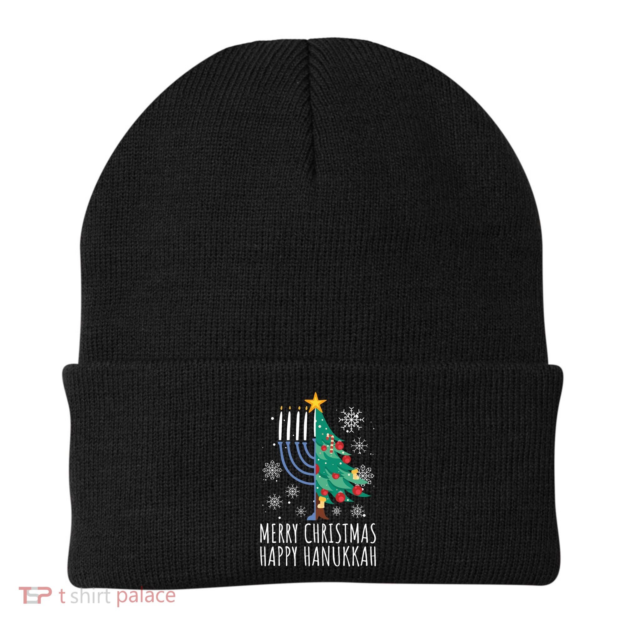 Merry Chrismukkah Happy Christmas Hanukkah Beanie