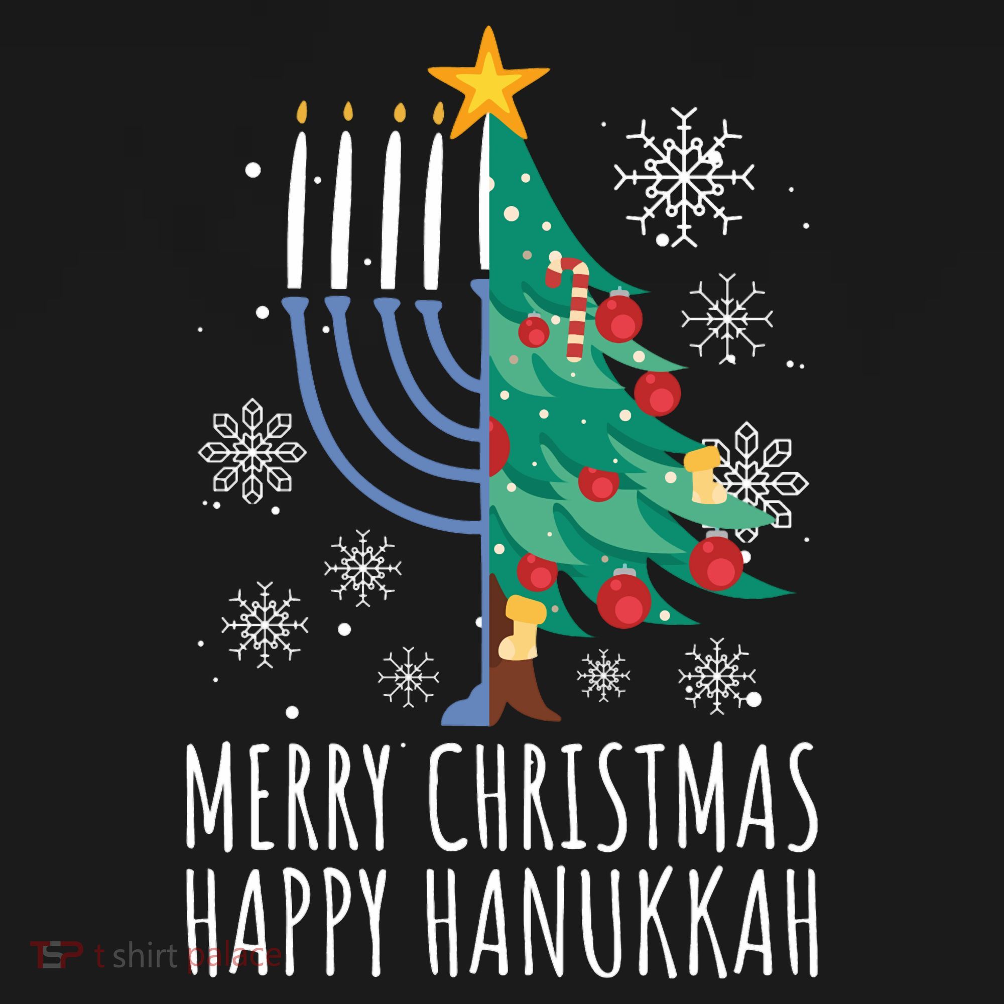 Merry Chrismukkah Happy Christmas Hanukkah Women's Tank Top