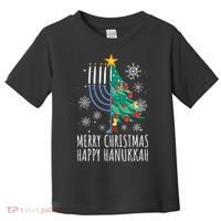 Merry Chrismukkah Happy Christmas Hanukkah Toddler T-Shirt thumb 0