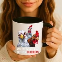 Mother Clucker Hen Humor | Chicken Shirts For Chicken Lovers Coffee Mug thumb 3