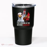 Mother Clucker Hen Humor | Chicken Shirts For Chicken Lovers Tumbler thumb 0