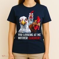 Mother Clucker Hen Humor | Chicken Shirts For Chicken Lovers T-Shirt thumb 4