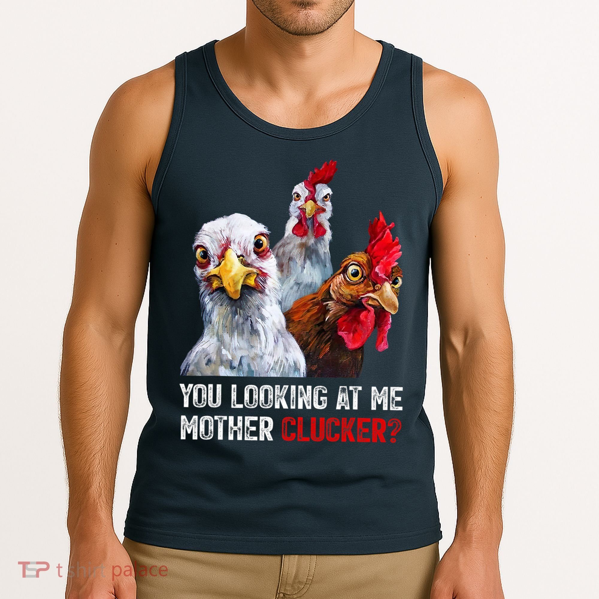 Mother Clucker Hen Humor | Chicken Shirts For Chicken Lovers Tank Top