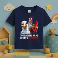 Mother Clucker Hen Humor | Chicken Shirts For Chicken Lovers Toddler T-Shirt thumb 3