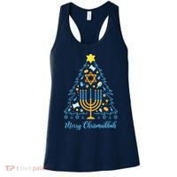 Merry Chrismukkah Holiday Hanukkah Pajama Family Matching Women's Tank Top thumb 0