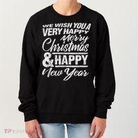 Merry Christmas Happy New Year Women's Sweatshirt thumb 0