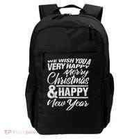 Merry Christmas Happy New Year Backpack thumb 0
