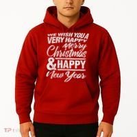 Merry Christmas Happy New Year Hoodie thumb 2