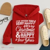 Merry Christmas Happy New Year Hoodie thumb 4