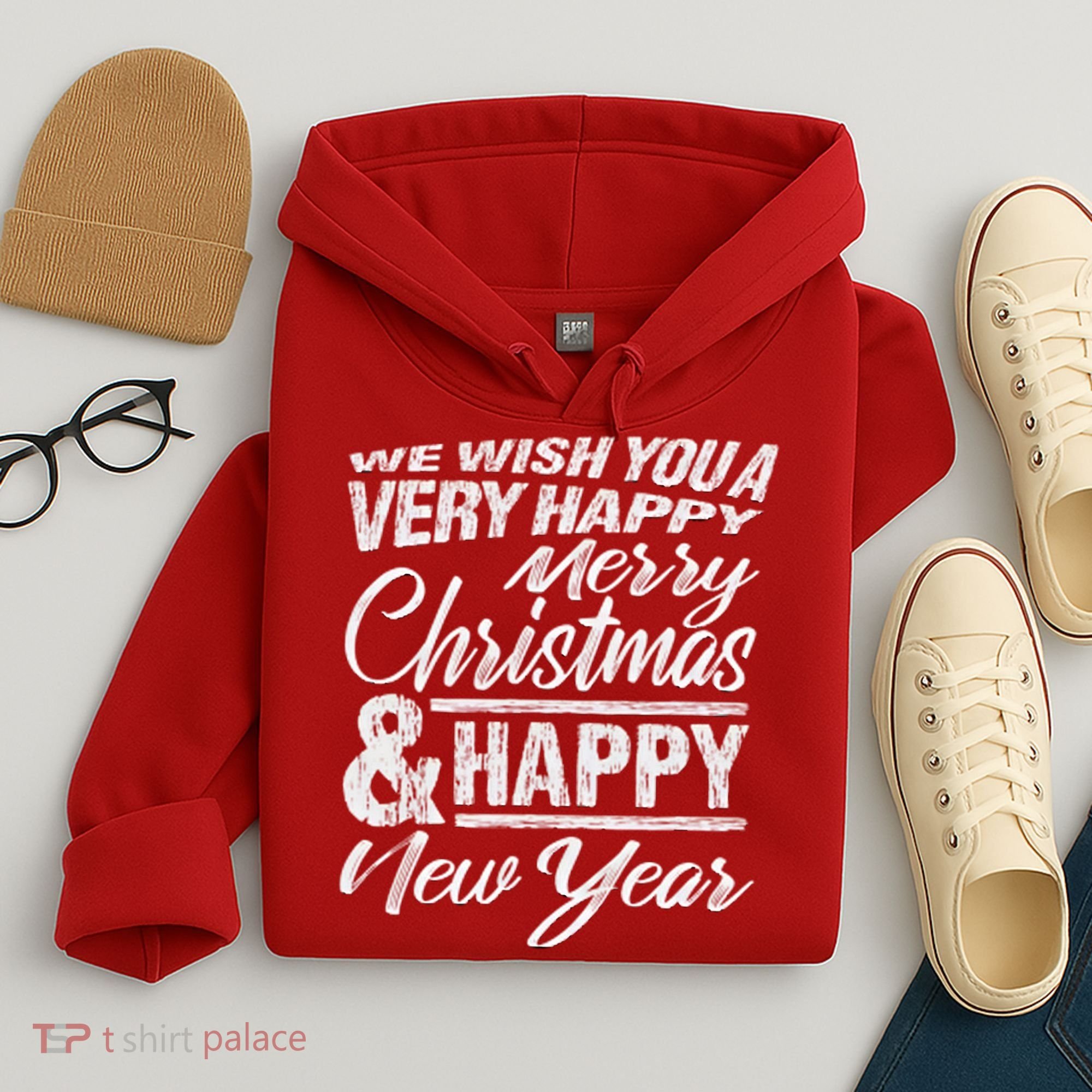 Merry Christmas Happy New Year Hoodie