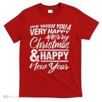 Merry Christmas Happy New Year T-Shirt thumb 0