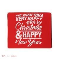Merry Christmas Happy New Year Mousepad thumb 0