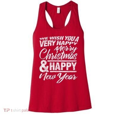 Merry Christmas Happy New Year Women's Tank Top