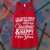 Merry Christmas Happy New Year Women's Tank Top thumb 3