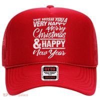 Merry Christmas Happy New Year Hat thumb 0