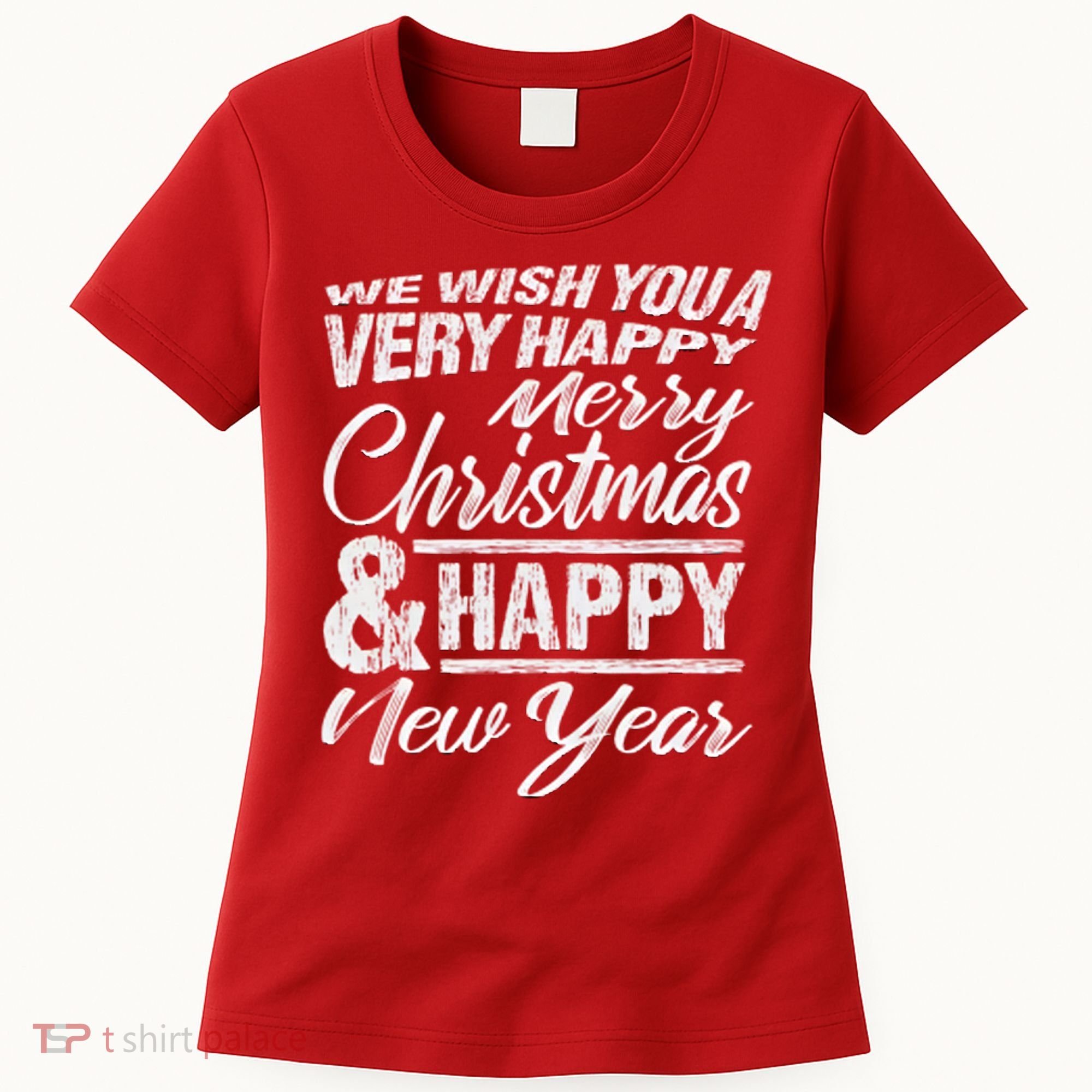 Merry Christmas Happy New Year Women's T-Shirt
