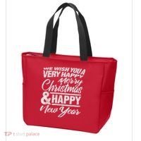 Merry Christmas Happy New Year Tote Bag thumb 3