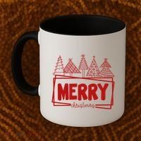 Merry Christmas Holiday Festive Coffee Mug thumb 2