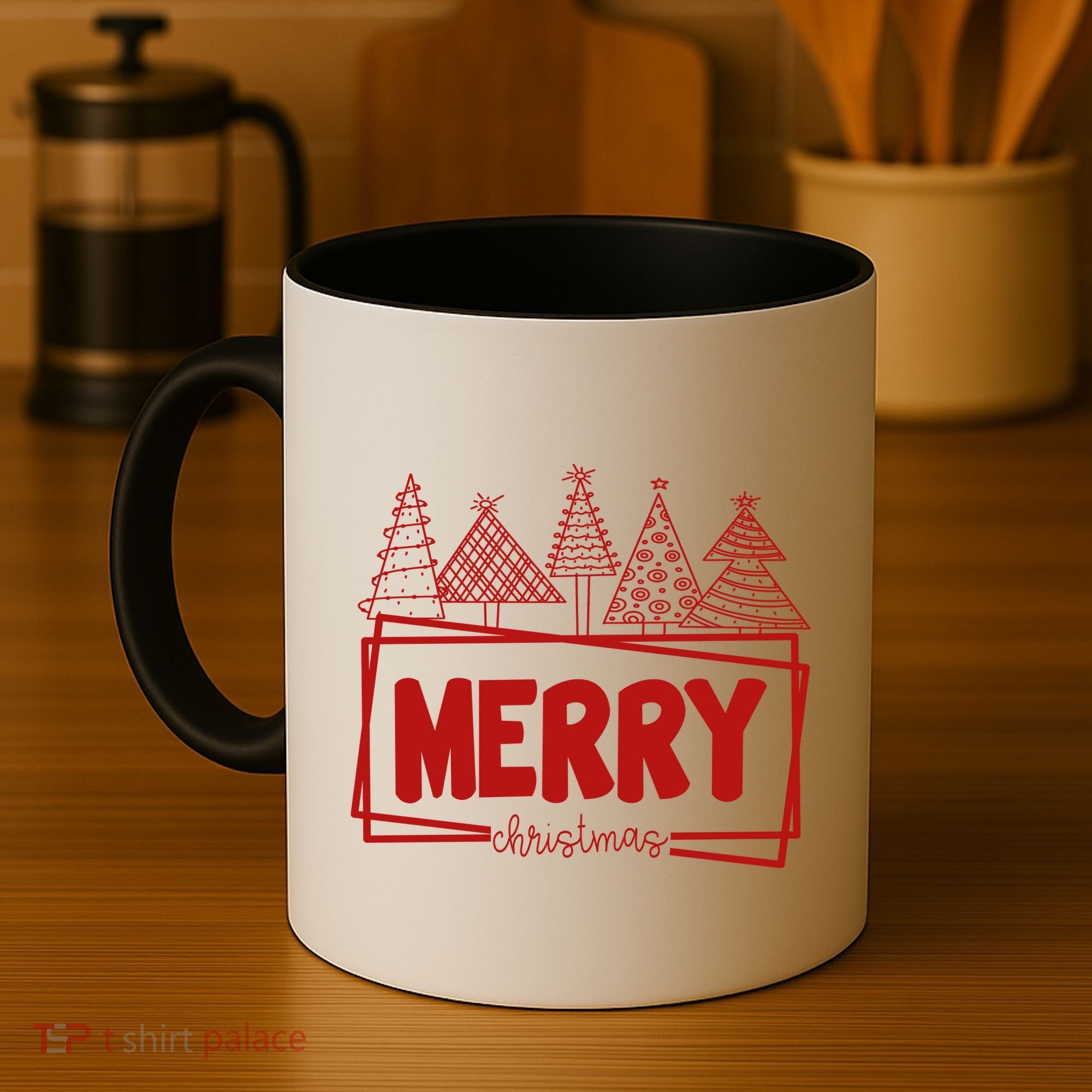 Merry Christmas Holiday Festive Coffee Mug