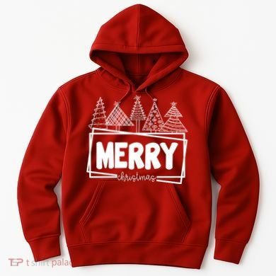 Merry Christmas Holiday Festive Hoodie