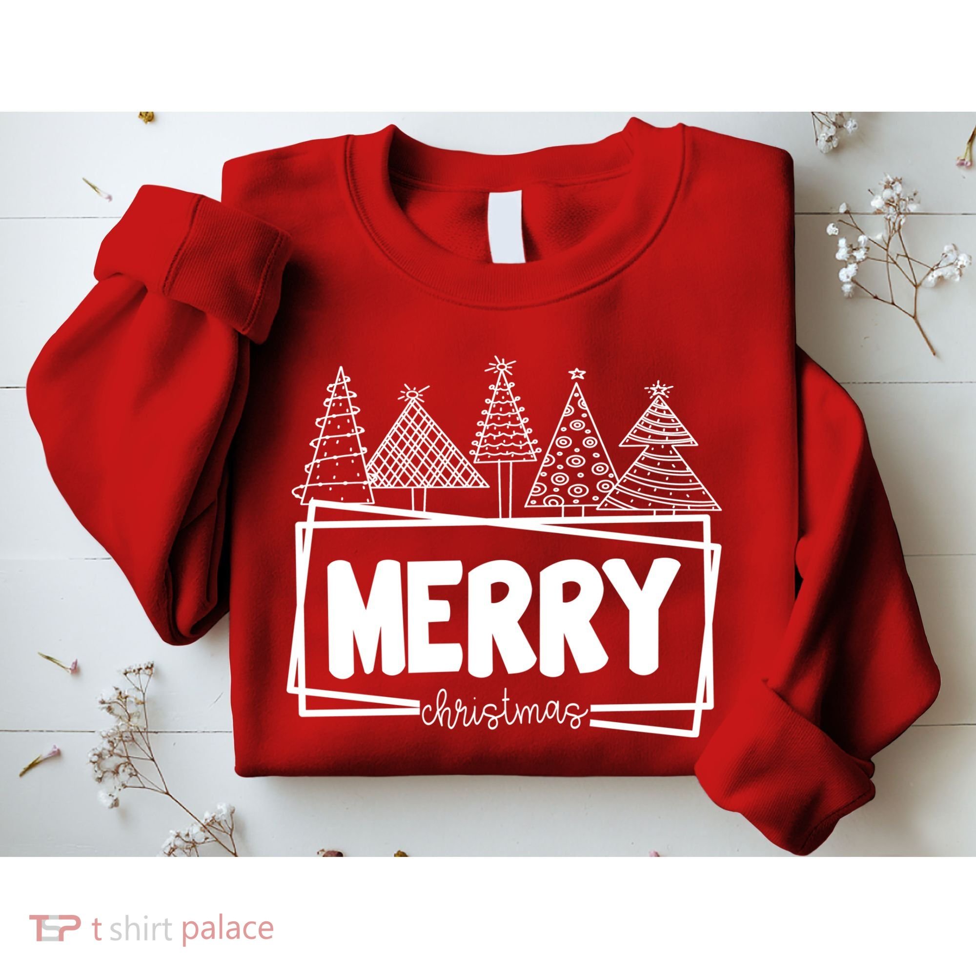 Merry Christmas Holiday Festive Sweatshirt