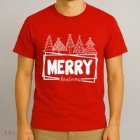 Merry Christmas Holiday Festive T-Shirt thumb 3