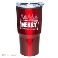 Merry Christmas Holiday Festive Tumbler thumb 0