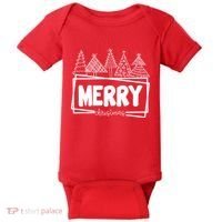 Merry Christmas Holiday Festive Baby Bodysuit thumb 0