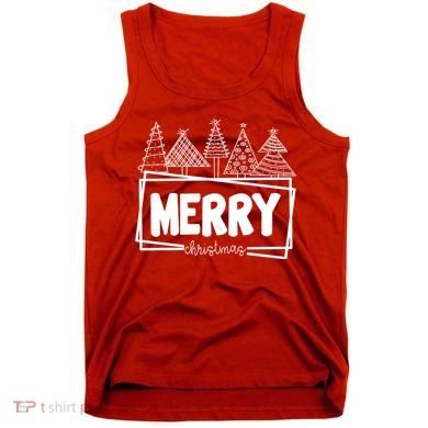 Merry Christmas Holiday Festive Tank Top