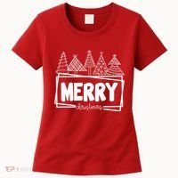 Merry Christmas Holiday Festive Women's T-Shirt thumb 0
