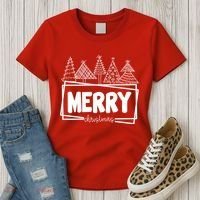 Merry Christmas Holiday Festive Women's T-Shirt thumb 3