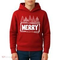 Merry Christmas Holiday Festive Kids Hoodie thumb 4