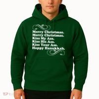 Merry Christmas Happy Hanukkah Funny Holiday Hoodie thumb 2