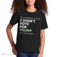 My Conscience Is Clear I DidnT Vote For Trump Kids T-Shirt thumb 2