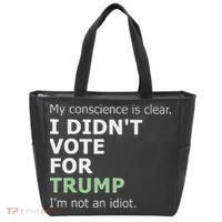 My Conscience Is Clear I DidnT Vote For Trump Tote Bag thumb 0