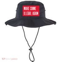 Make Crime Illegal Again Cool Gift Bucket Hat thumb 0