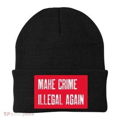 Make Crime Illegal Again Cool Gift Beanie