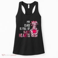 My Class Is Full Of Sweet Hearts Valentine Teacher Women's Tank Top thumb 0