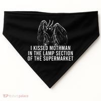 Mothman Cryptid I Kissed Mothman In The Lamp Section USA-Made Doggie Bandana thumb 0