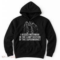 Mothman Cryptid I Kissed Mothman In The Lamp Section Hoodie thumb 0