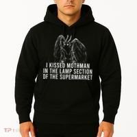 Mothman Cryptid I Kissed Mothman In The Lamp Section Hoodie thumb 2