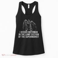 Mothman Cryptid I Kissed Mothman In The Lamp Section Women's Tank Top thumb 0