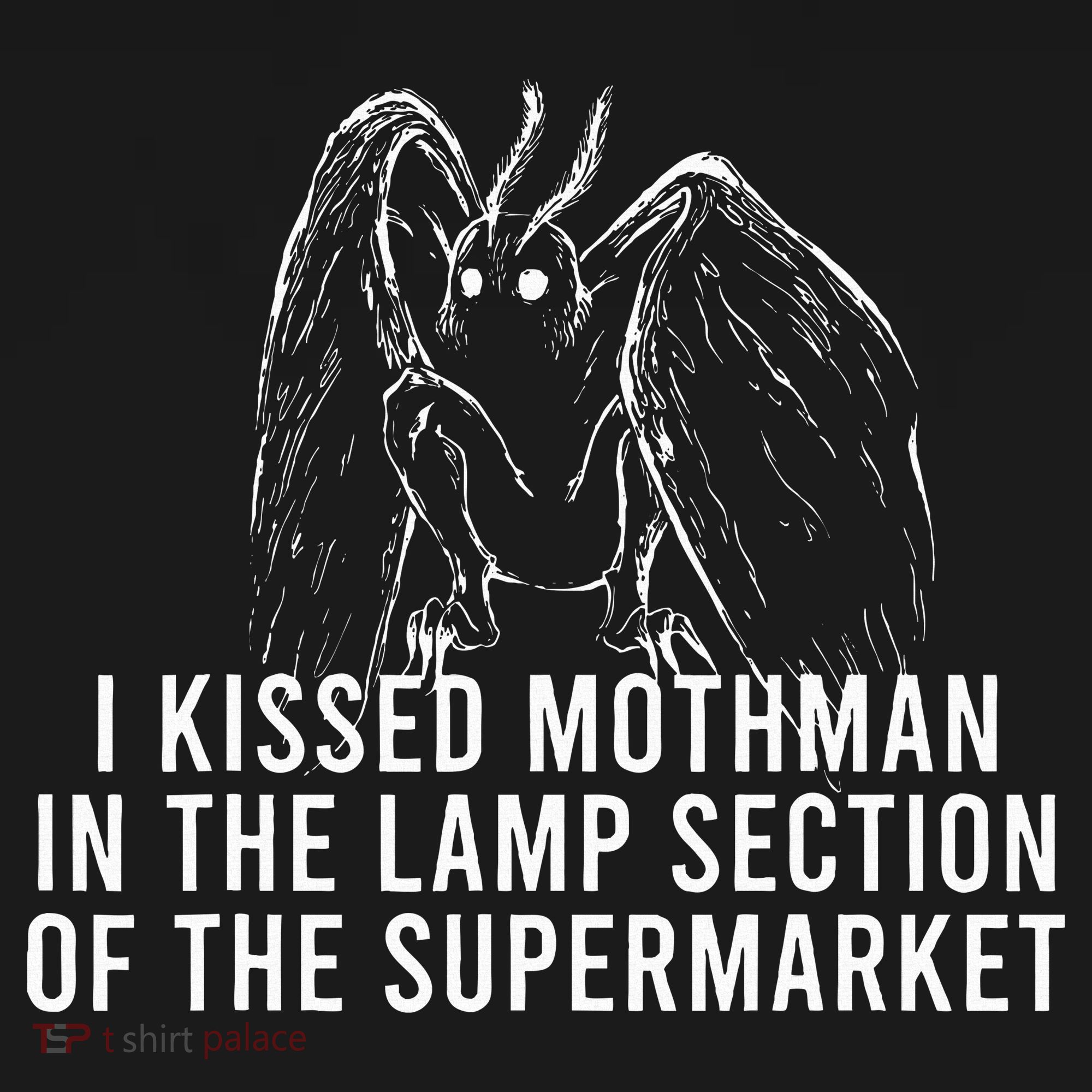 Mothman Cryptid I Kissed Mothman In The Lamp Section Women's Tank Top