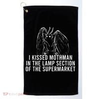 Mothman Cryptid I Kissed Mothman In The Lamp Section Golf Towel thumb 0