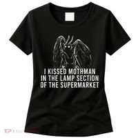 Mothman Cryptid I Kissed Mothman In The Lamp Section Women's T-Shirt thumb 0