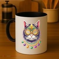 Mardi Cat Jewels Coffee Mug thumb 4