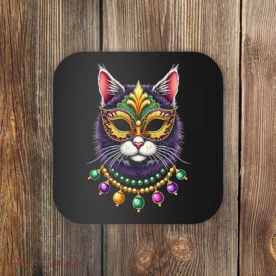 Mardi Cat Jewels Coaster