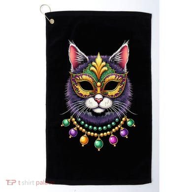 Mardi Cat Jewels Golf Towel