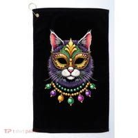 Mardi Cat Jewels Golf Towel thumb 0