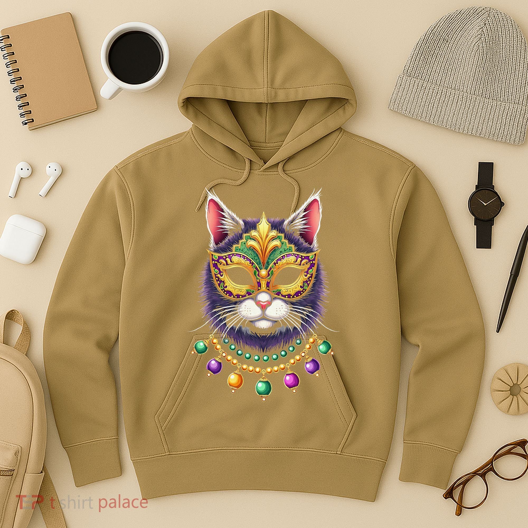 Mardi Cat Jewels Hoodie